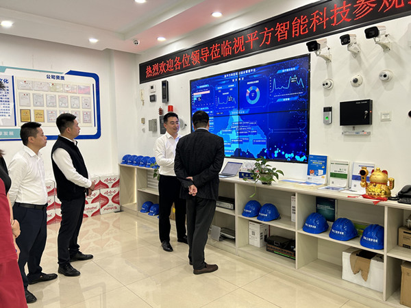 先波向海康威视介绍公司的产品